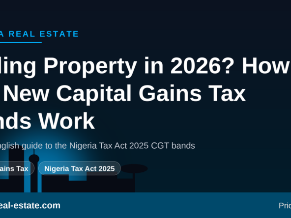 Guide to Nigeria's new capital gains tax bands for property sellers in 2026