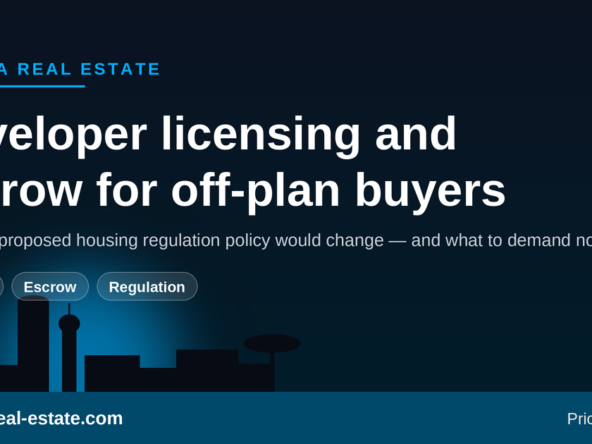 Developer licensing and escrow protection proposed for off-plan property buyers in Nigeria
