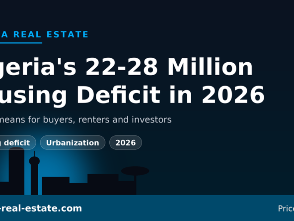 Nigeria's 22-28 million housing deficit in 2026 and what it means for buyers, renters and investors