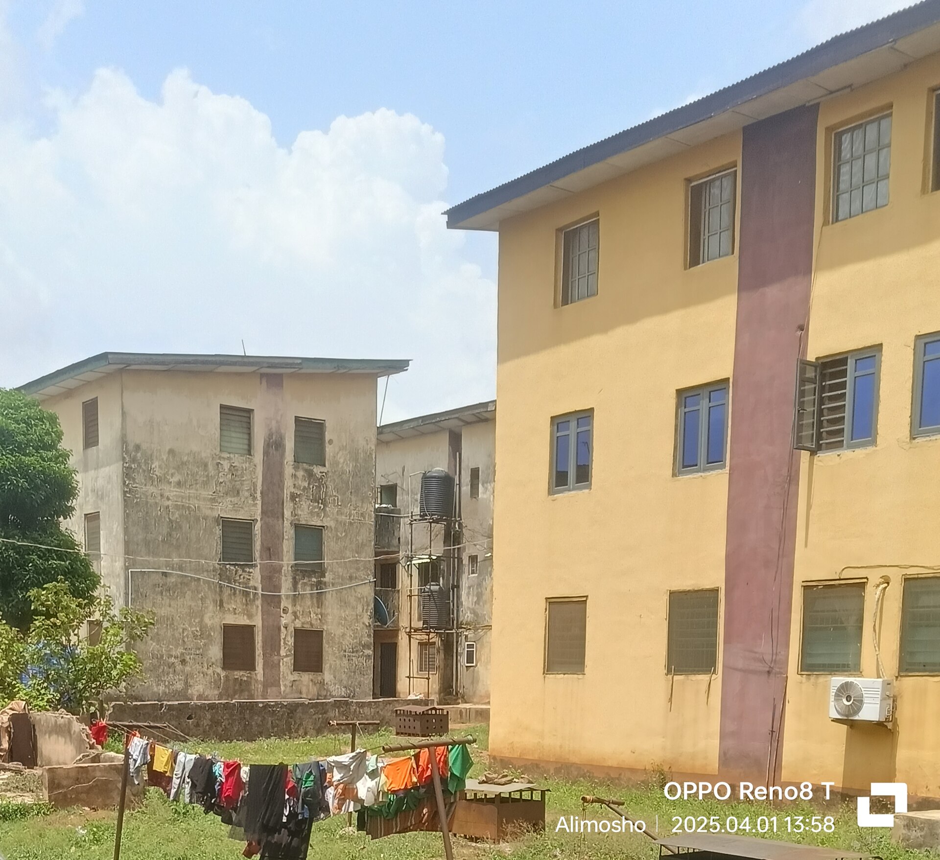 Apartment blocks on the Abesan housing estate in Ipaja, Lagos State