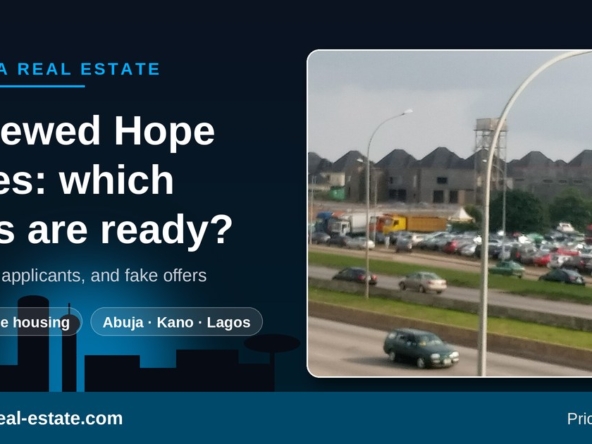 Renewed Hope Cities passes 100,000 applicants: which sites are ready and how to avoid fake offers